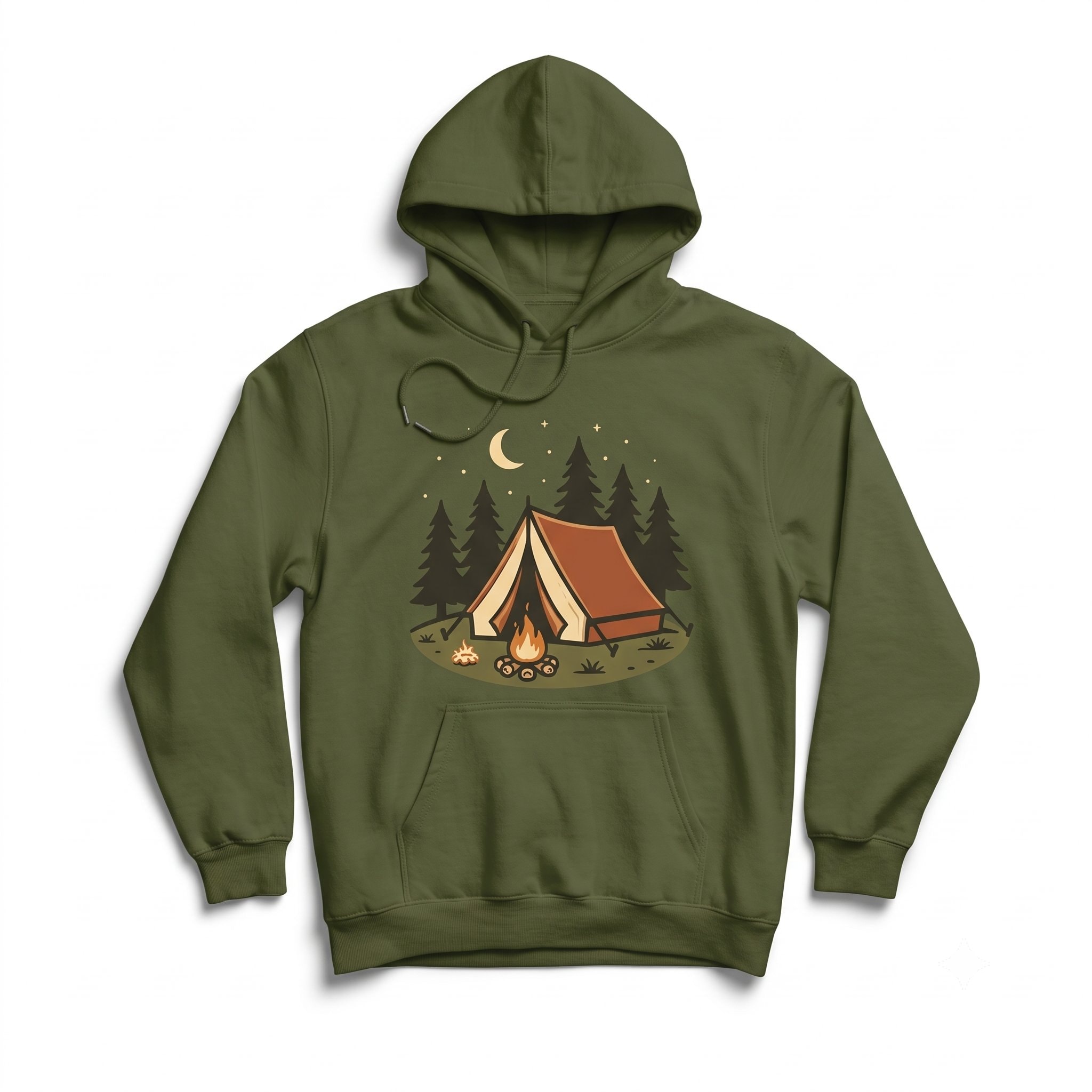 Starlit Basecamp Graphic Hoodie