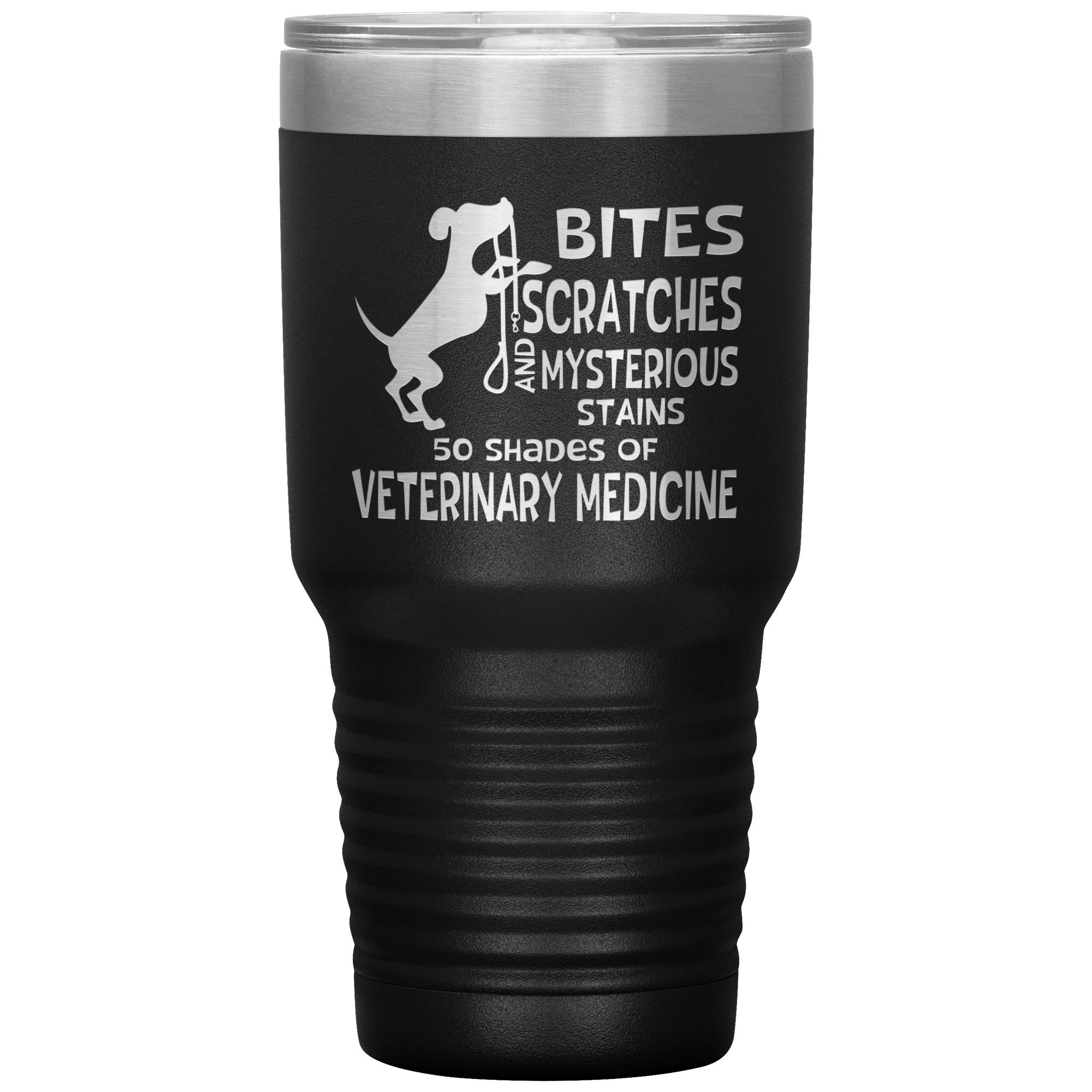 50 Shades of Veterinary Medicine 30oz Vacuum Insulated Tumbler