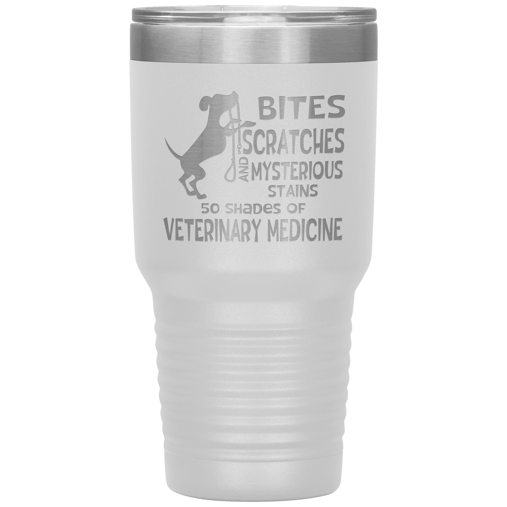 50 Shades of Veterinary Medicine 30oz Vacuum Insulated Tumbler