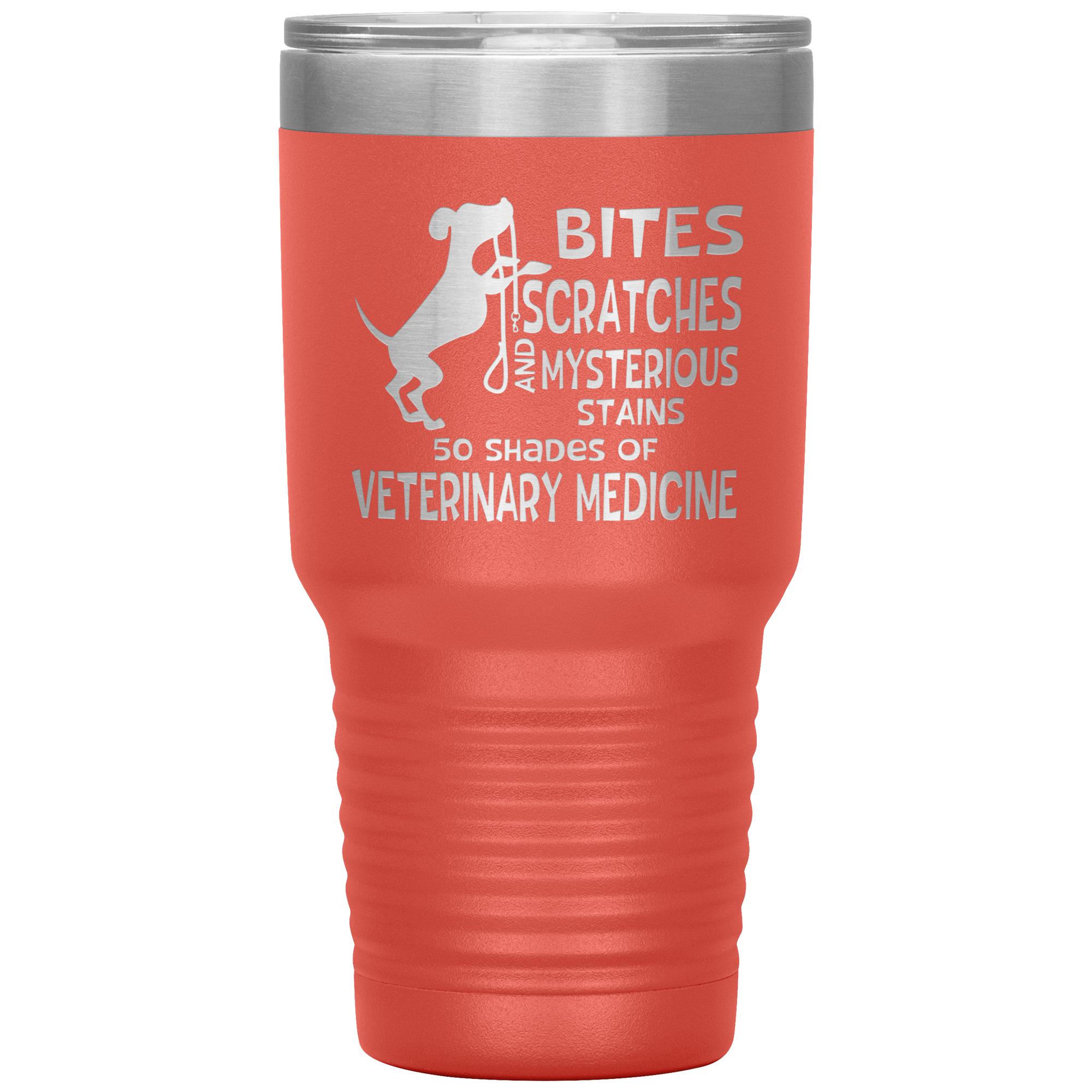 50 Shades of Veterinary Medicine 30oz Vacuum Insulated Tumbler