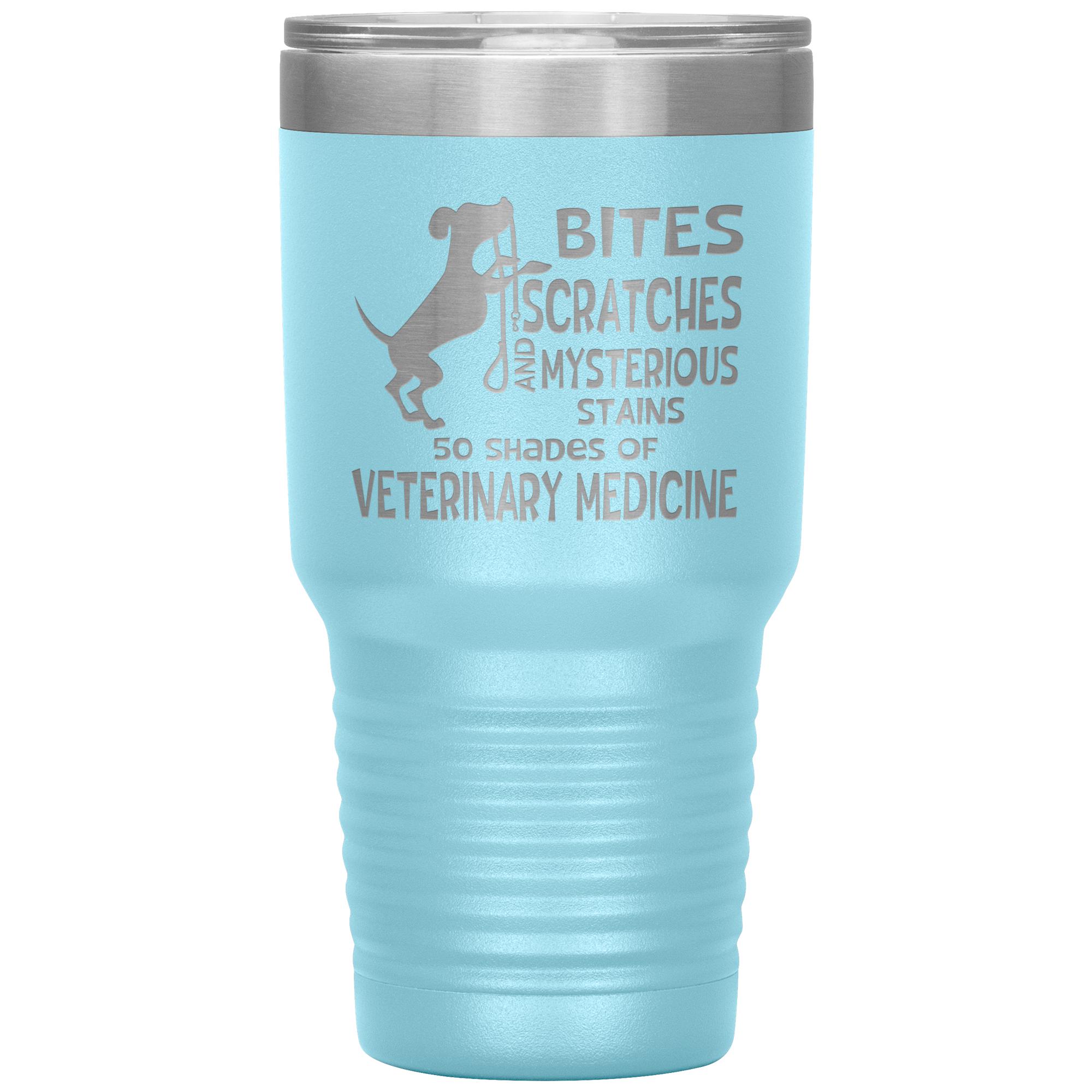 50 Shades of Veterinary Medicine 30oz Vacuum Insulated Tumbler