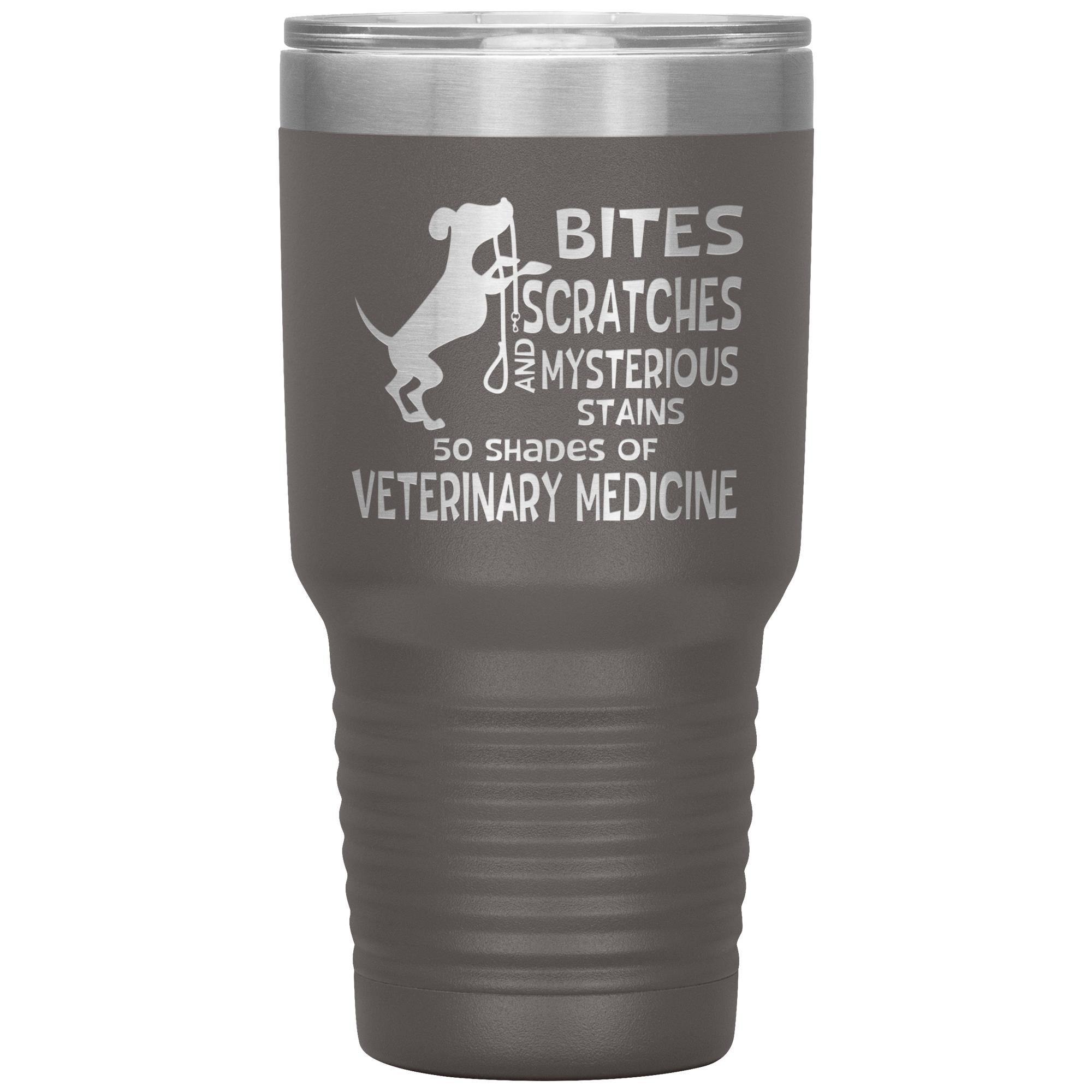50 Shades of Veterinary Medicine 30oz Vacuum Insulated Tumbler