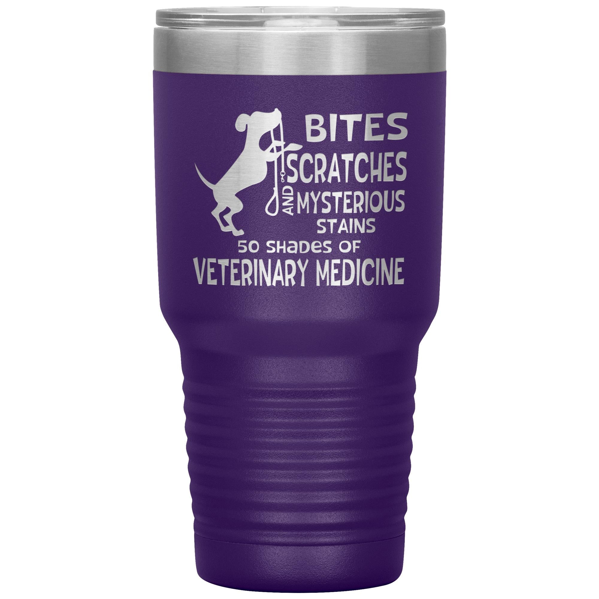 50 Shades of Veterinary Medicine 30oz Vacuum Insulated Tumbler