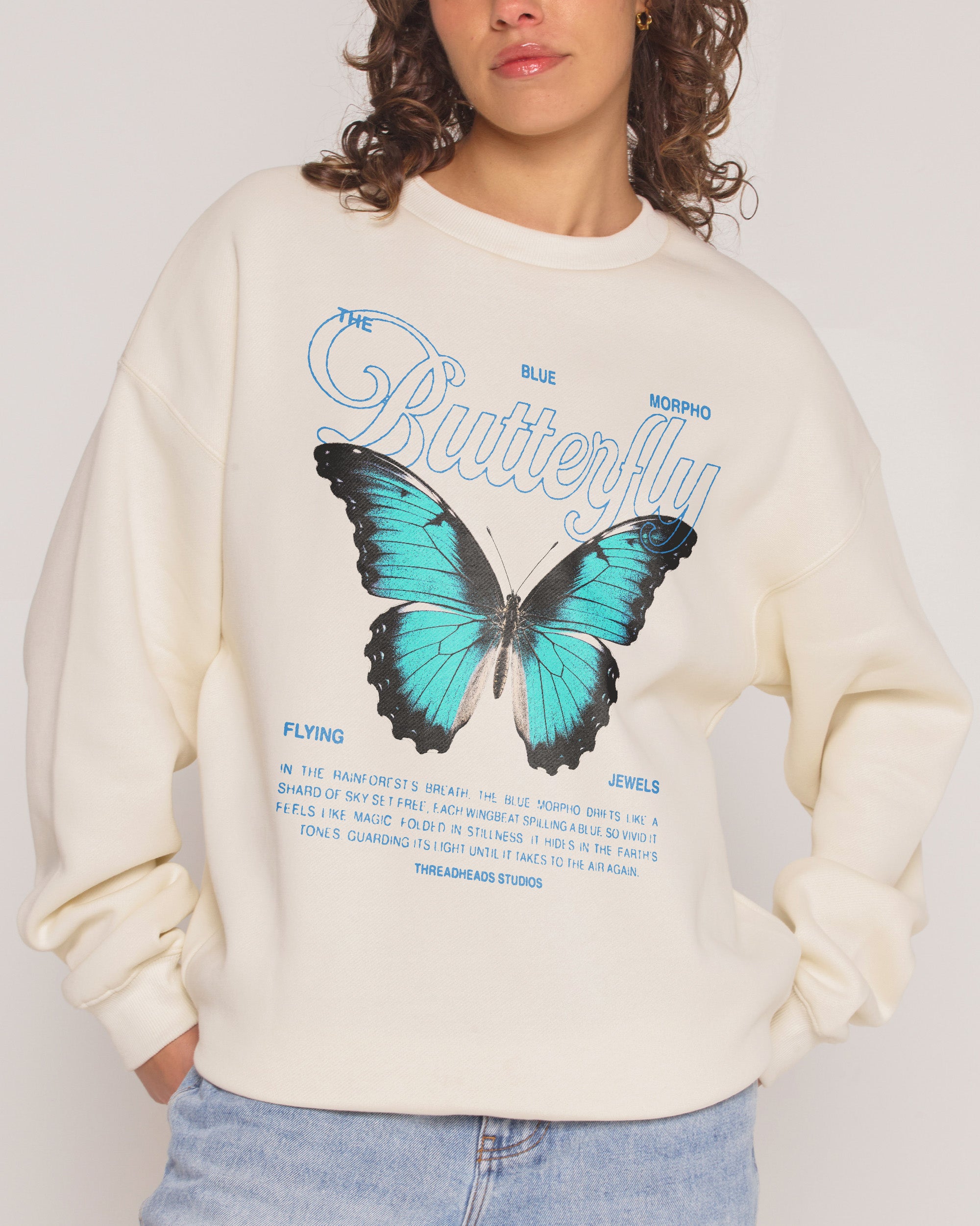 Flying Jewels Unisex Graphic Sweatshirt - 340gsm Cotton-Polyester Blend