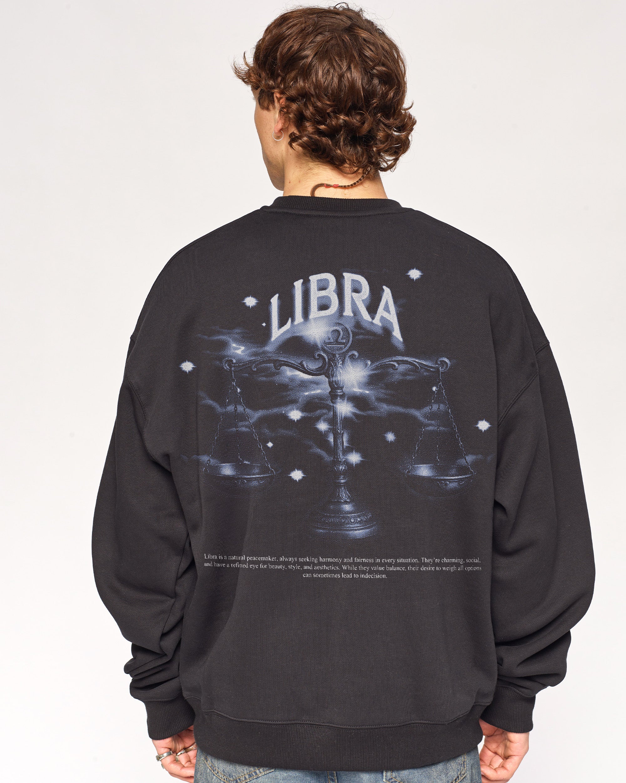 The Libra Sweatshirt - Premium Unisex Graphic Print 80% Cotton 340gsm