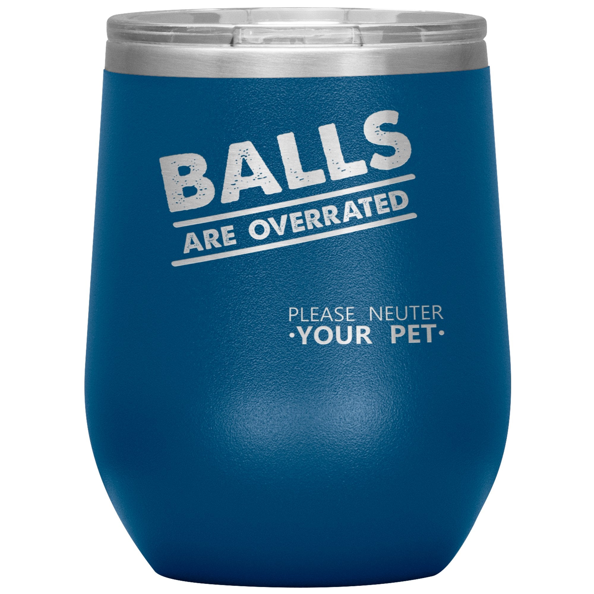Veterinary Balls are Overrated 12 oz Polar Camel Vacuum Insulated Stainless Steel Tumbler