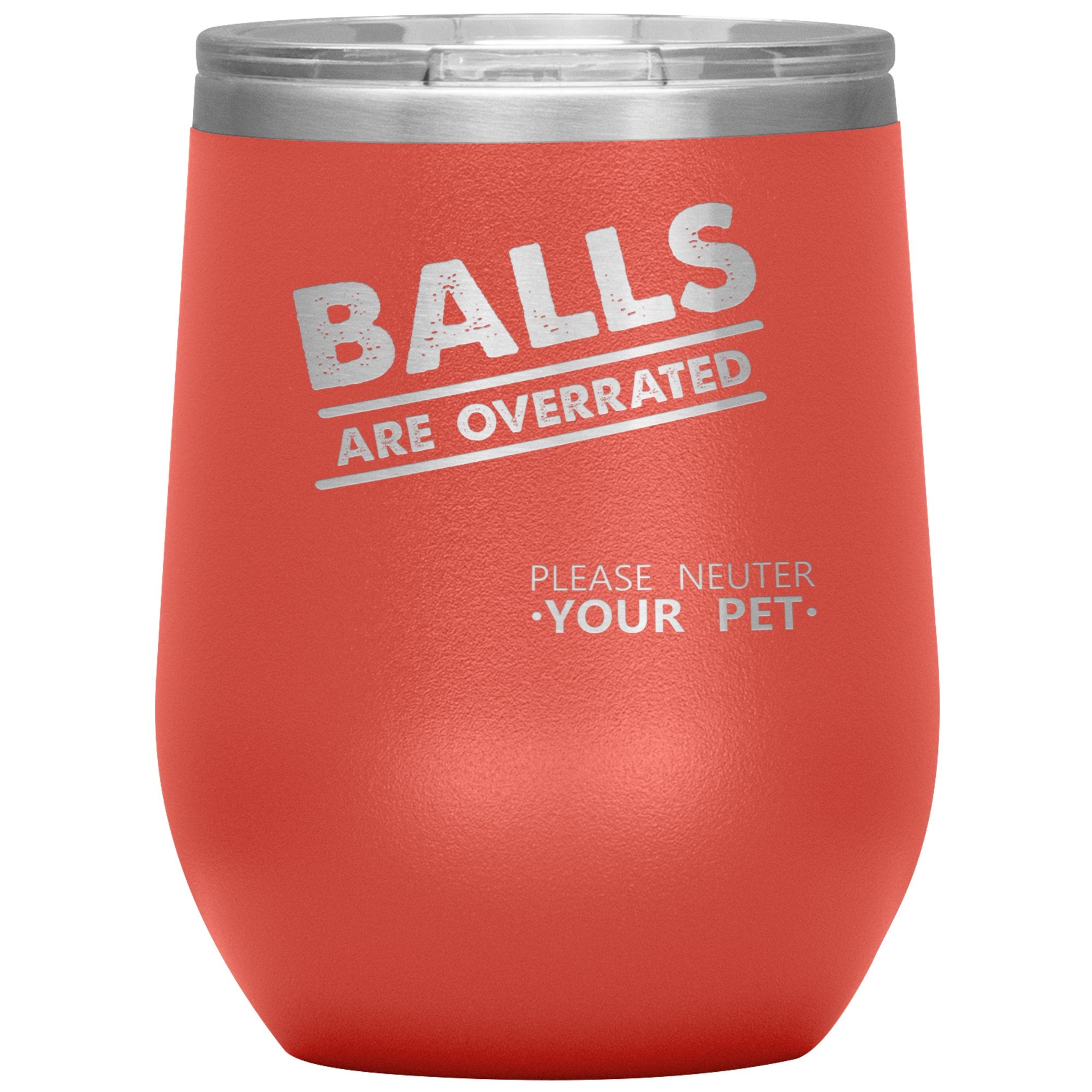 Veterinary Balls are Overrated 12 oz Polar Camel Vacuum Insulated Stainless Steel Tumbler
