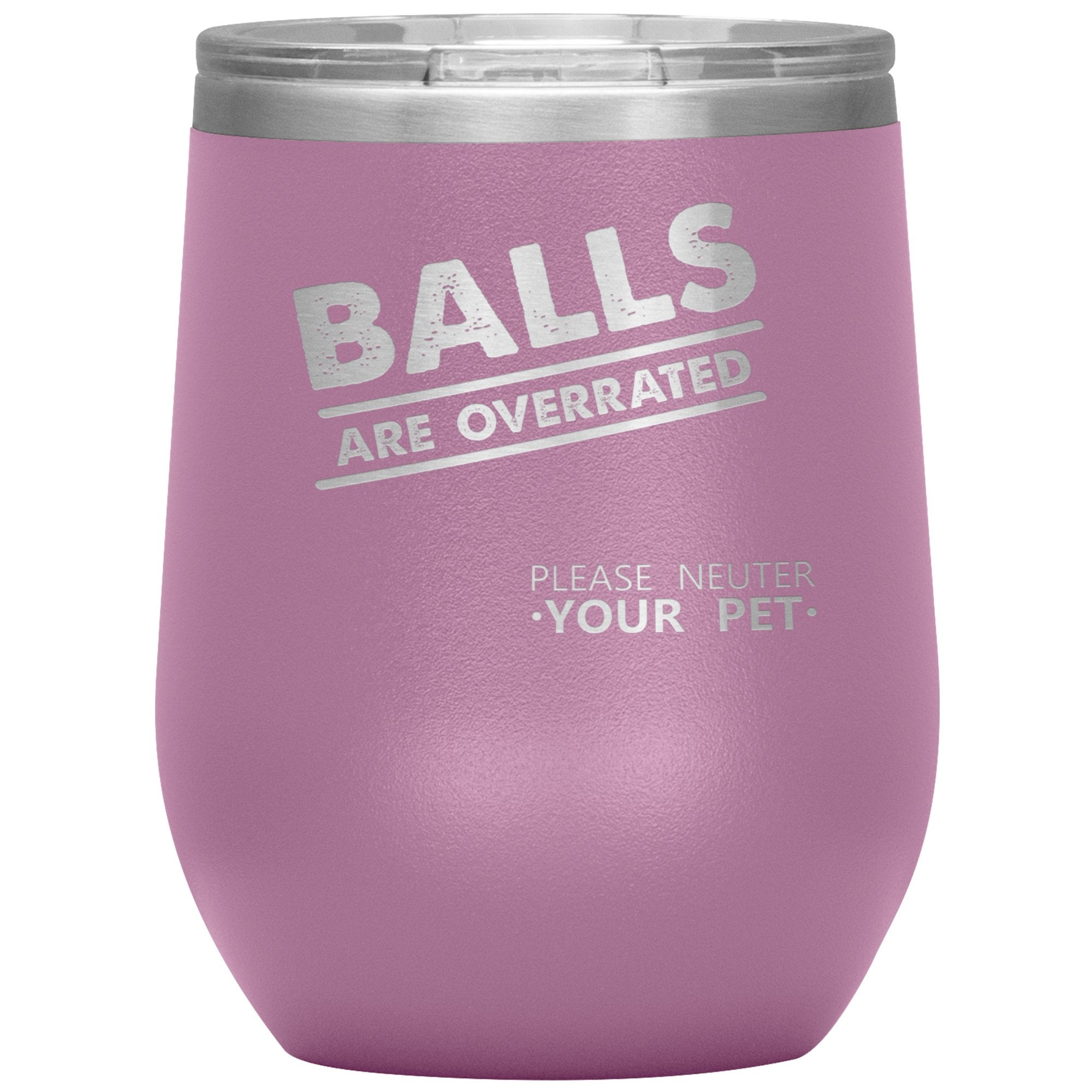 Veterinary Balls are Overrated 12 oz Polar Camel Vacuum Insulated Stainless Steel Tumbler