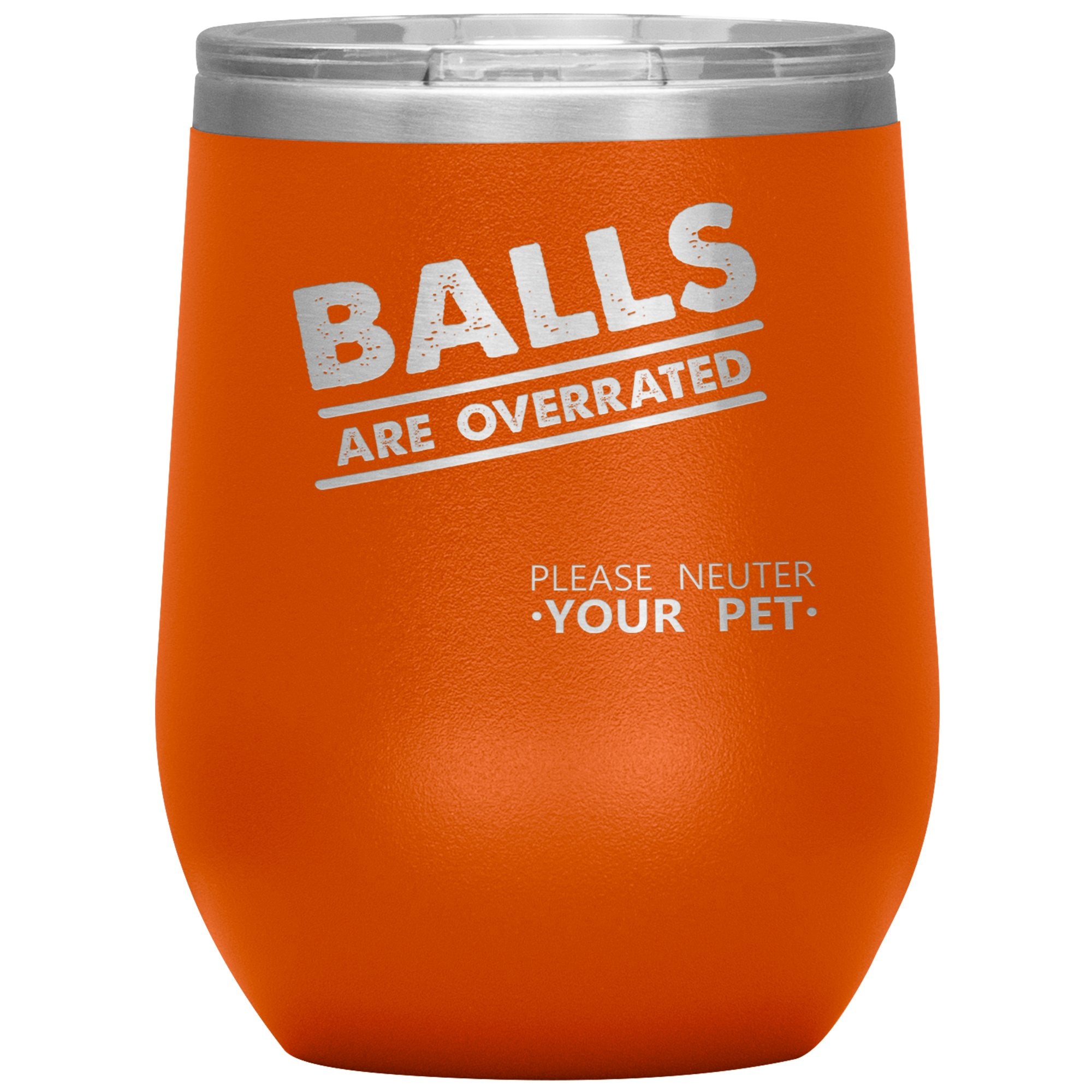 Veterinary Balls are Overrated 12 oz Polar Camel Vacuum Insulated Stainless Steel Tumbler
