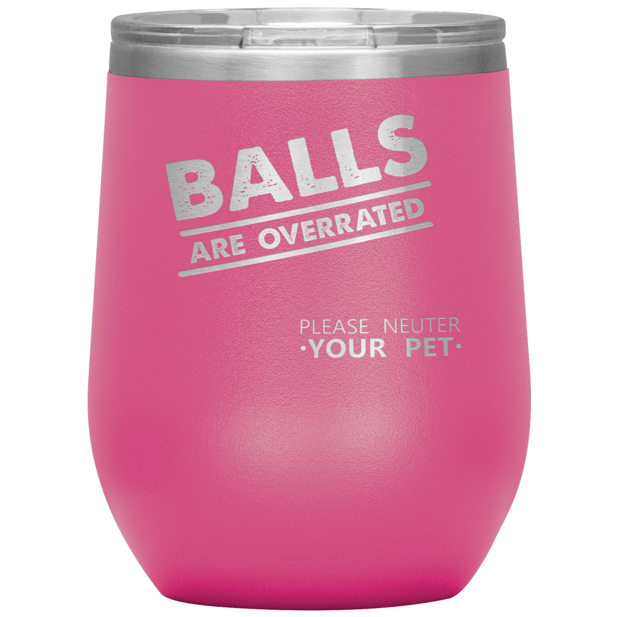 Veterinary Balls are Overrated 12 oz Polar Camel Vacuum Insulated Stainless Steel Tumbler