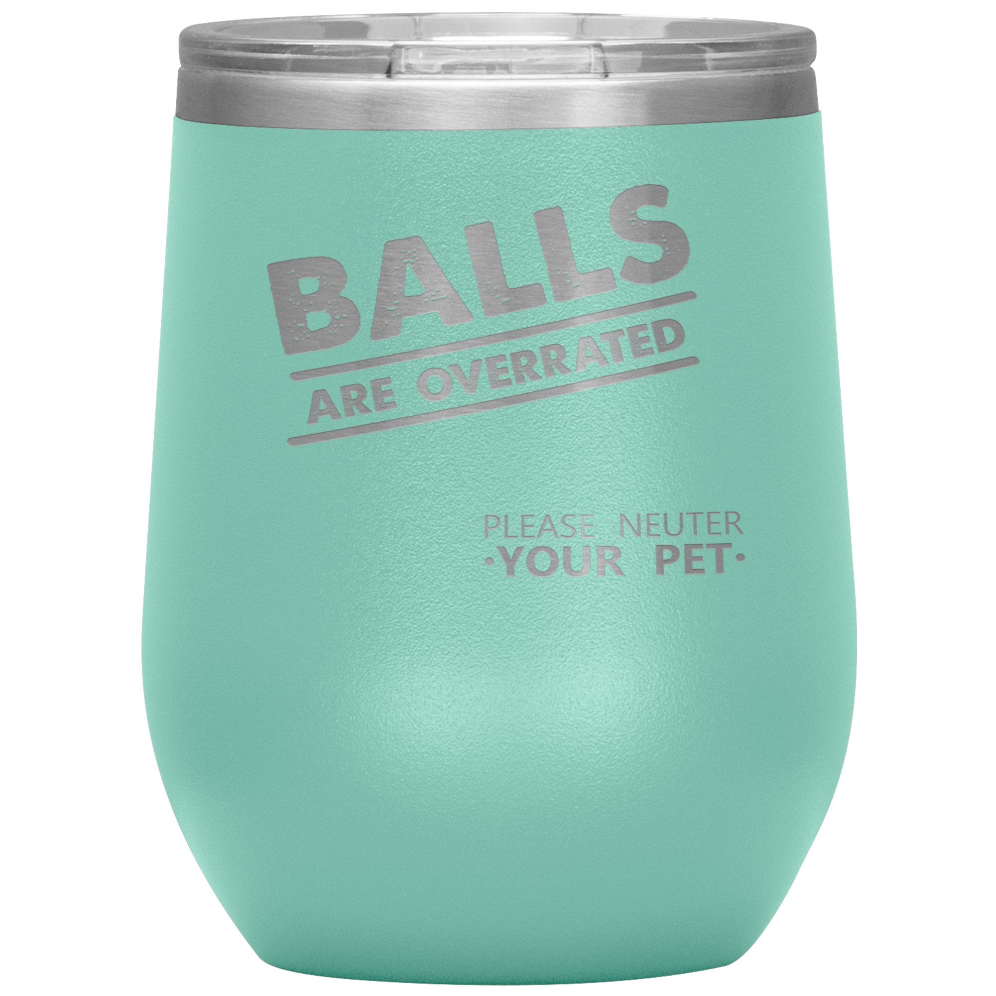 Veterinary Balls are Overrated 12 oz Polar Camel Vacuum Insulated Stainless Steel Tumbler