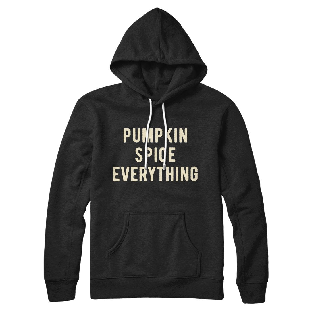 Pumpkin Spice Unisex Cotton Polyester Pullover Hoodie with Kangaroo Pocket