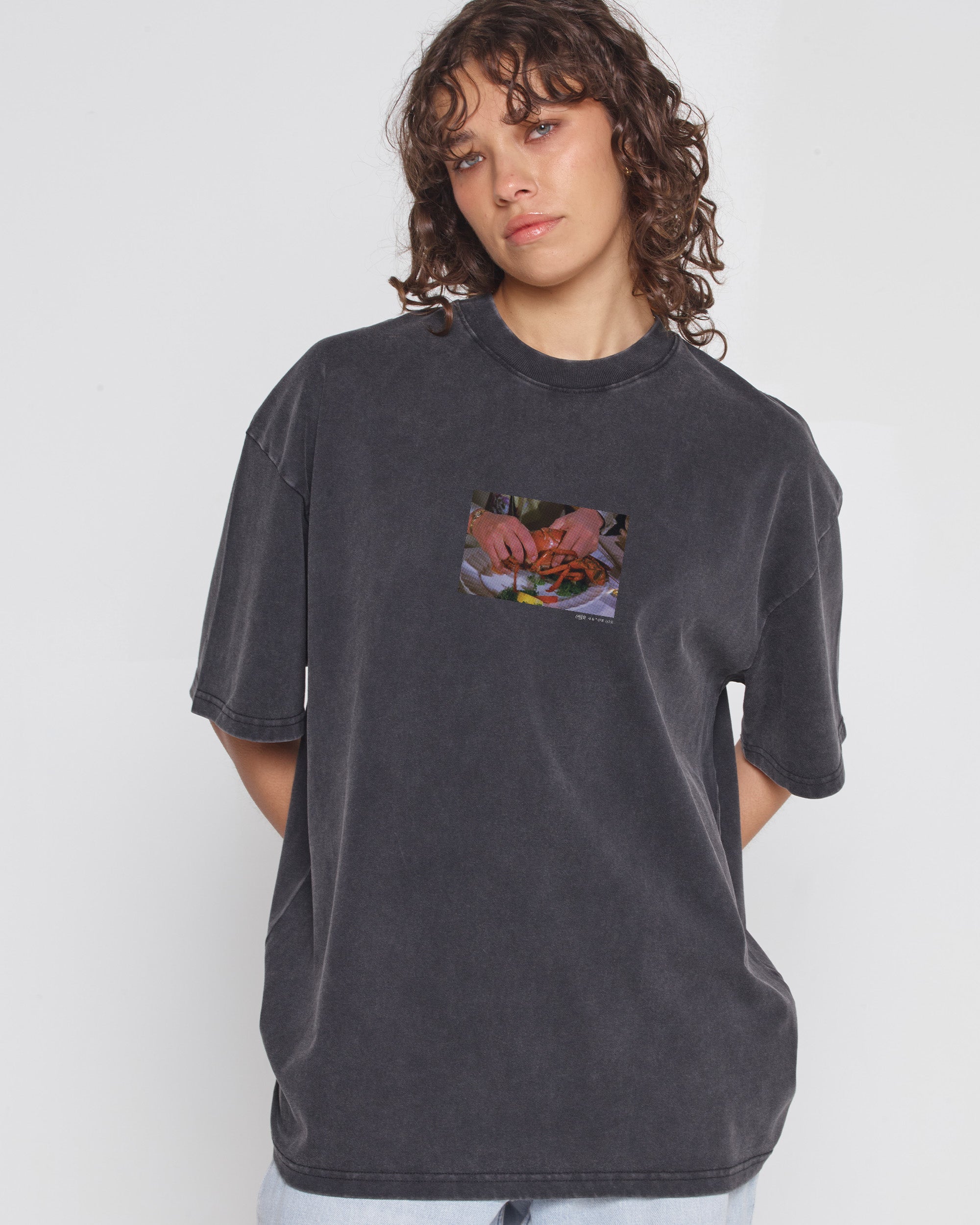 Seinfeld Fancy Dinner Oversized Graphic Tee - Unisex 100% Combed Cotton