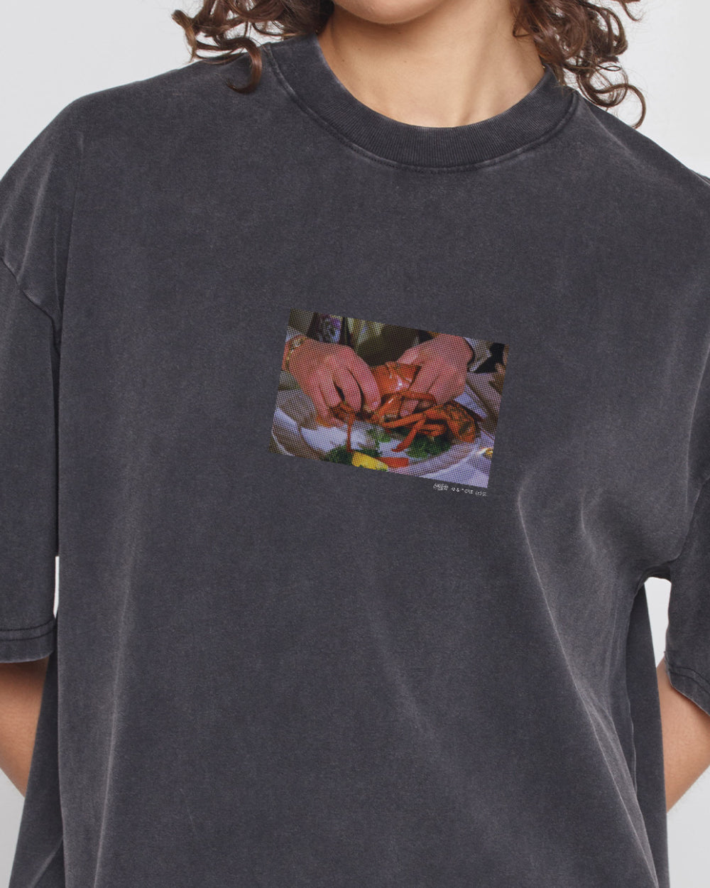 Seinfeld Fancy Dinner Oversized Graphic Tee - Unisex 100% Combed Cotton