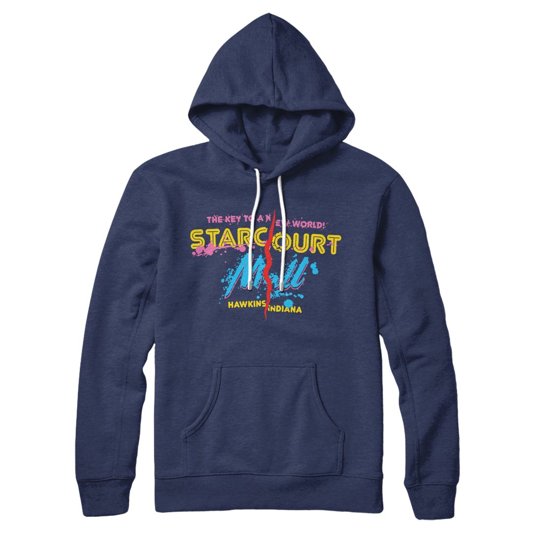 Starcourt Mall Unisex Hoodie - Cotton Polyester Pullover with Kangaroo Pocket