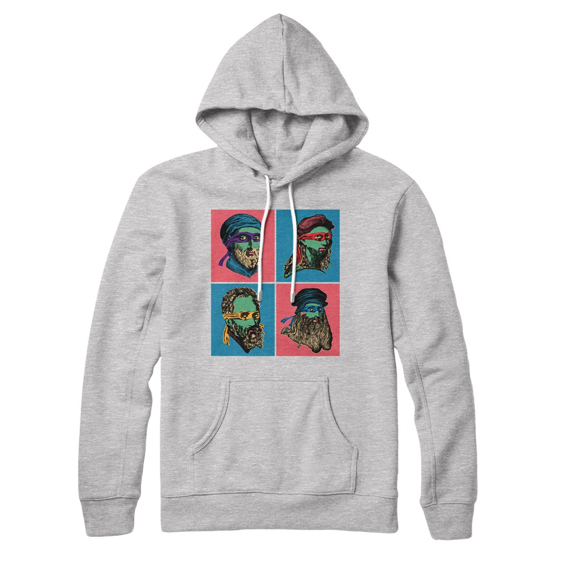 Teenage Mutant Ninja Artists Unisex Pullover Hoodie - Cotton Polyester Blend